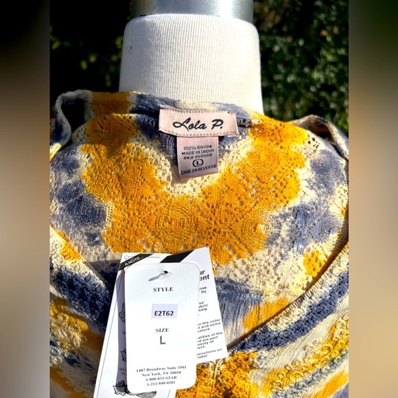 LOLA P. New York women’s Boho blouse - Picture 3 of 7